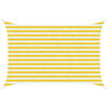 vidaXL Toldo Vela 2 x 3 m HDPE Rectangular Amarillo y blanco
