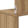 vidaXL Estanter&iacute;a pared de esquina madera roble artisan 20x20x127,5 cm
