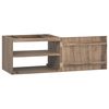 vidaXL Armario de ba&ntilde;o de pared madera maciza de teca 60x39x40 cm
