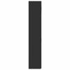 vidaXL Armario de madera de ingenier&iacute;a negro 70x42,5x225 cm
