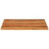 vidaXL Tablero de mesa cuadrado madera maciza de acacia 80x80x2,5 cm