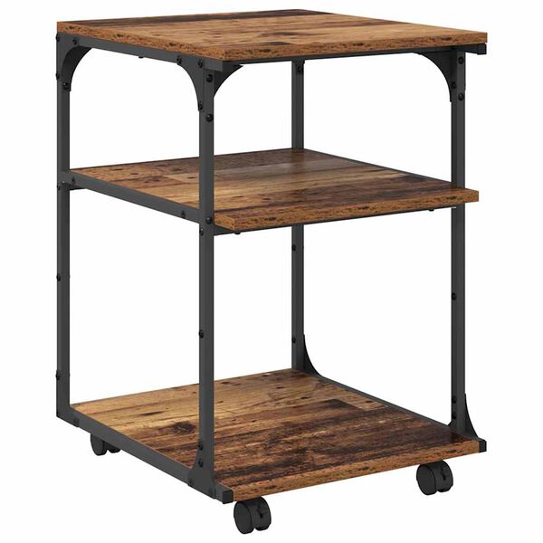 vidaXL Soporte para Impresora Madera Vieja 43 x 48 x 64 cm