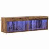 vidaXL Conjunto de mueble de TV Madera Vieja Madera de ingenier&iacute;a
