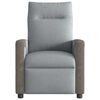 vidaXL Sill&oacute;n reclinable de tela gris claro