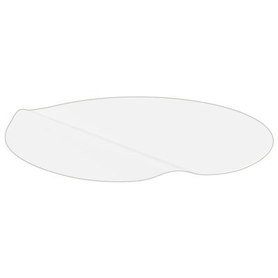 vidaXL Protector de mesa PVC transparente Ø 110 cm 2 mm