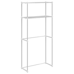 vidaXL Estante para lavadora 70 x 27 x 136 cm Aluminio