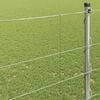 vidaXL Valla de campo Plateado 50 x 1,5 m Acero galvanizado