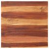 vidaXL Tablero de mesa madera maciza de acacia 25-27 mm 70x70 cm