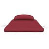 vidaXL Cojines para silla Adirondack 2 uds tela Oxford rojo tinto