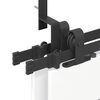 vidaXL Kit de herrajes para puertas correderas acero negro 200 cm