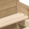 vidaXL Estructura de cama sin colch&oacute;n roble artesanal ingenier&iacute;a