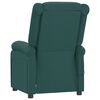vidaXL Sill&oacute;n reclinable el&eacute;ctrico tela verde oscuro