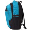 vidaXL Mochila escolar negra y azul 40 l