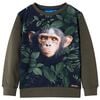 Sudadera infantil caqui 92