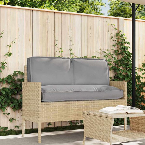 vidaXL Juego de Cojines 3 pcs Gris Tela Oxford