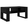 vidaXL Mesa de Caf&eacute; Roble Negro 92 x 53 x 45 cm Madera de ingenier&iacute;a