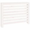 vidaXL Cubierta de radiador madera maciza de pino blanco 108,5x19x84cm