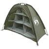 vidaXL Tienda de almacenamiento con techo Verde oliva 120 x 50 x 70 cm