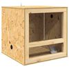 vidaXL Terrario Marr&oacute;n 50 x 50 x 50 cm OSB