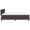 vidaXL Cama tipo Box Spring Marr&oacute;n Oscuro 180 x 200 cm tela