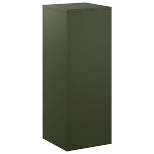 vidaXL Soporte de plantas Verde oliva 30 x 30 x 80 cm Acero oxidado