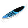 vidaXL Juego de tabla de paddle surf hinchable azul 320x76x15 cm