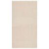 vidaXL Alfombra de pelo largo color beige, 120 x 183 cm, poli&eacute;ster