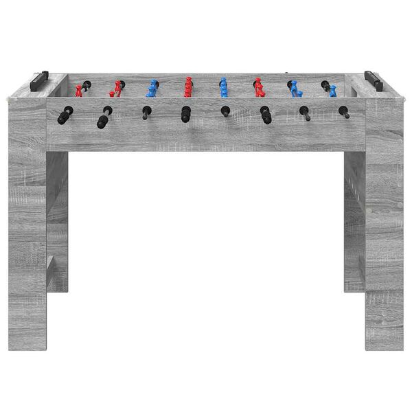 vidaXL Mesa de Futbol&iacute;n Gris Sonoma 125 x 60,5 x 80 cm