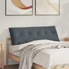 vidaXL Coj&iacute;n de Espalda Gris oscuro 140 x 50 cm Tela de pana