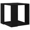 vidaXL Mesa de Caf&eacute; Roble Negro 32 x 32 x 30 cm Madera de ingenier&iacute;a