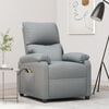 vidaXL Sill&oacute;n de masaje elevable tela gris claro