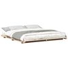 vidaXL Estructura de cama Marr&oacute;n 180 x 220 cm Madera de pino macizo