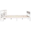 vidaXL Estructura de cama sin colch&oacute;n madera de pino blanca 140x190 cm