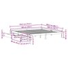 vidaXL Estructura de cama cajones madera pino marr&oacute;n cera 180x200 cm