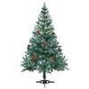 vidaXL &Aacute;rbol de Navidad artificial Verde 150 cm PVC y acero