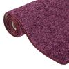 vidaXL Alfombra de pelo suave antideslizante morado 67x180 cm