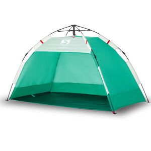 vidaXL Beach Tent 2-Person Azure Blue Quick Release Waterproof Verde