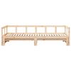vidaXL Sof&aacute; cama sin colch&oacute;n madera maciza de pino 80x200 cm
