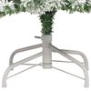 vidaXL &Aacute;rbol de Navidad artificial con bisagras y nieve flocada 240 cm