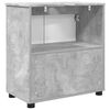 vidaXL Gabinete de Ba&ntilde;o con puerta Gris Concreto 61 x 35 x 64 cm