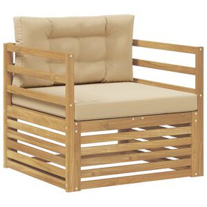 vidaXL Sof&aacute; de exterior y Beige