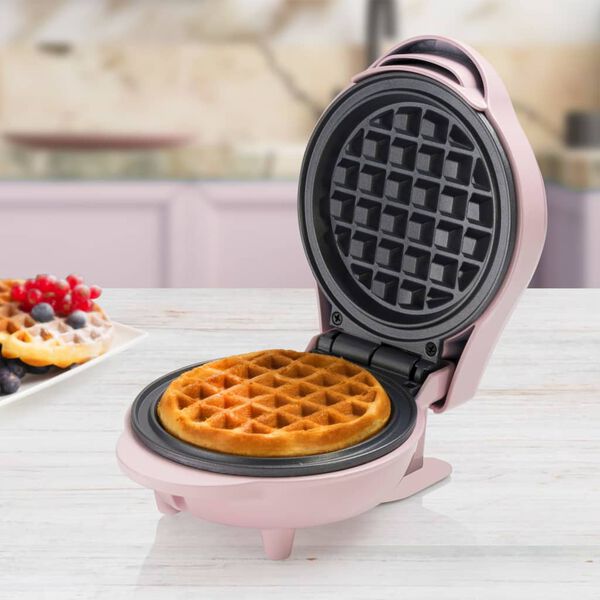 Bestron Mini gofrera AMW500P 550 W rosa