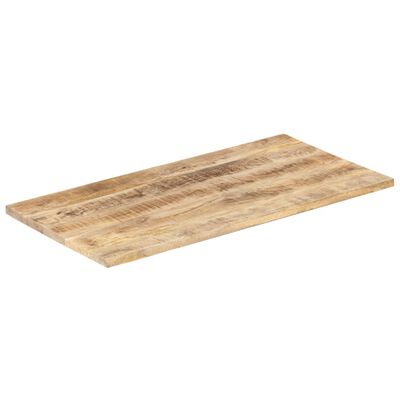 vidaXL Superficie de mesa madera maciza de mango 25-27 mm 100x60 cm