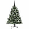 vidaXL Árbol de Navidad artificial con 150 LED Verde 85 x 85 x 120 cm