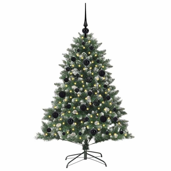 vidaXL Árbol de Navidad artificial con 150 LED Verde 85 x 85 x 120 cm