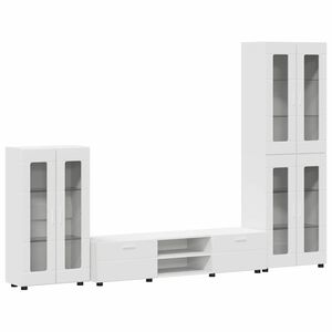 vidaXL Conjunto de mueble de TV FLORIN 3 pcs Madera de ingenier&iacute;a