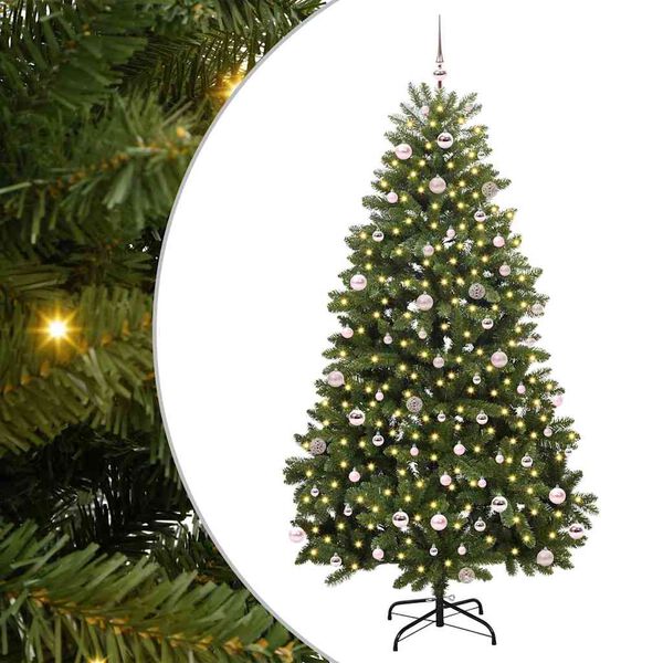 vidaXL &Aacute;rbol de Navidad artificial Verde 240 cm PVC y Metal