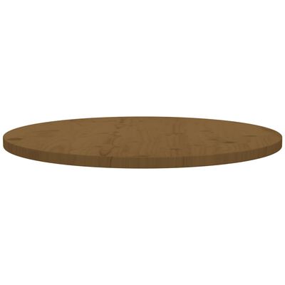 vidaXL Superficie de mesa madera maciza de pino marrón Ø70x2,5 cm