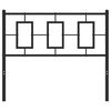 vidaXL Cabecero de metal negro 100 cm