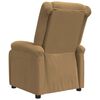 vidaXL Sill&oacute;n reclinable terciopelo marr&oacute;n